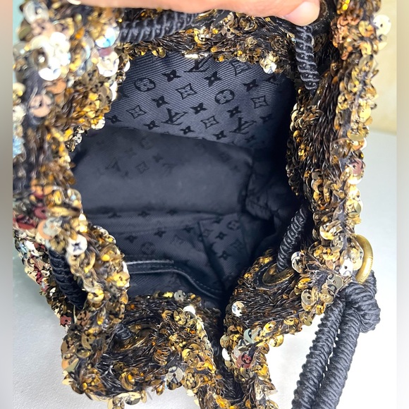 Louis Vuitton Sequin Mini Noe Rococo Gold - Picture 12 of 15